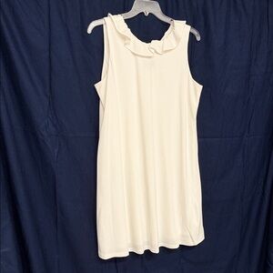 Women's Ruffle Neck Sleeveless dress, size XL